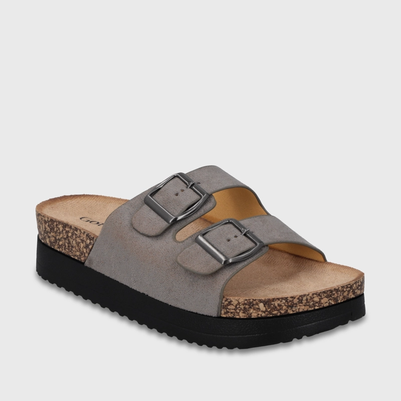 SANDALIA GRIS MUJER 12062 - 2