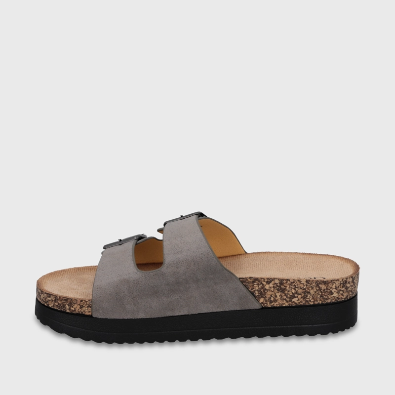 SANDALIA GRIS MUJER 12062 - 4