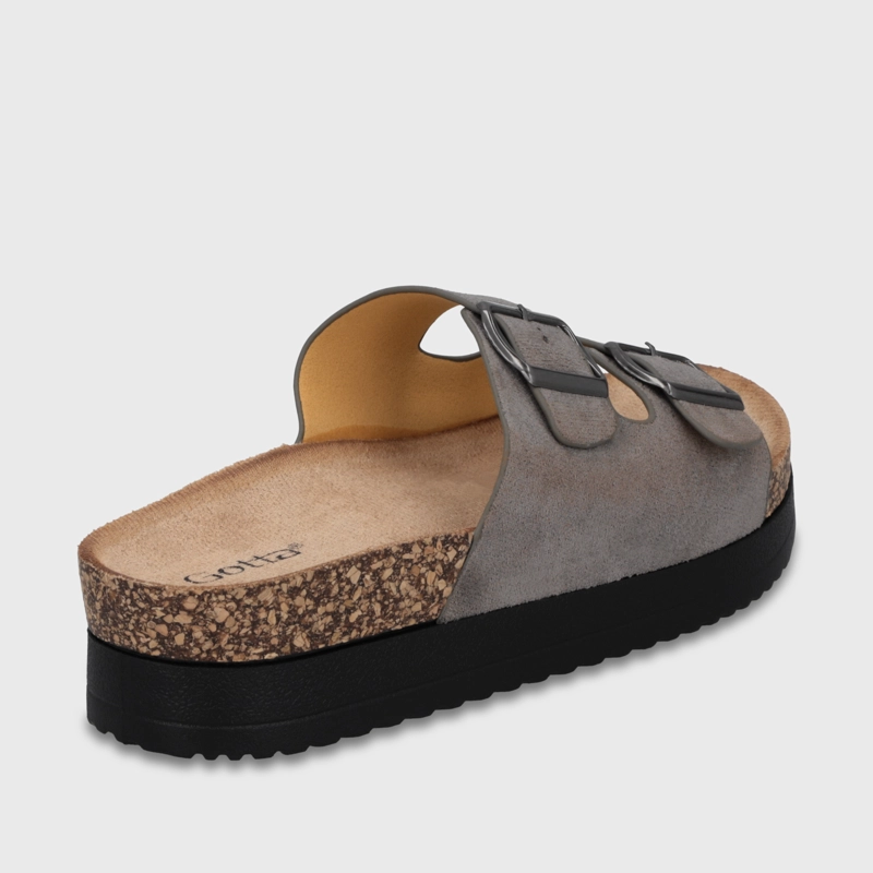 SANDALIA GRIS MUJER 12062 - 5