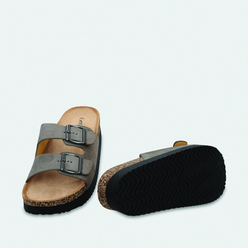 SANDALIA GRIS MUJER 12062 - 7