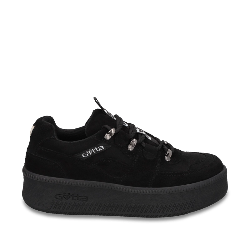 ZAPATILLA PLATAFORMA NEGRA MUJER 67312 - 1