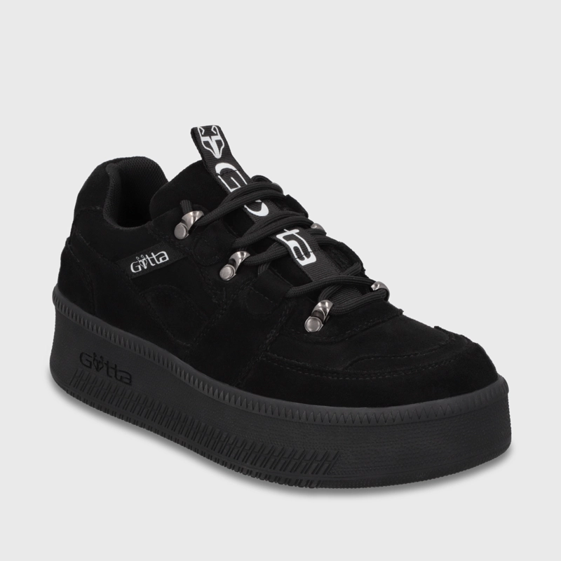 ZAPATILLA PLATAFORMA NEGRA MUJER 67312 - 2