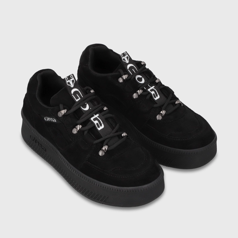 ZAPATILLA PLATAFORMA NEGRA MUJER 67312 - 3