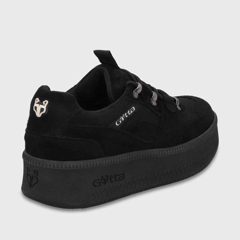 ZAPATILLA PLATAFORMA NEGRA MUJER 67312 - 5
