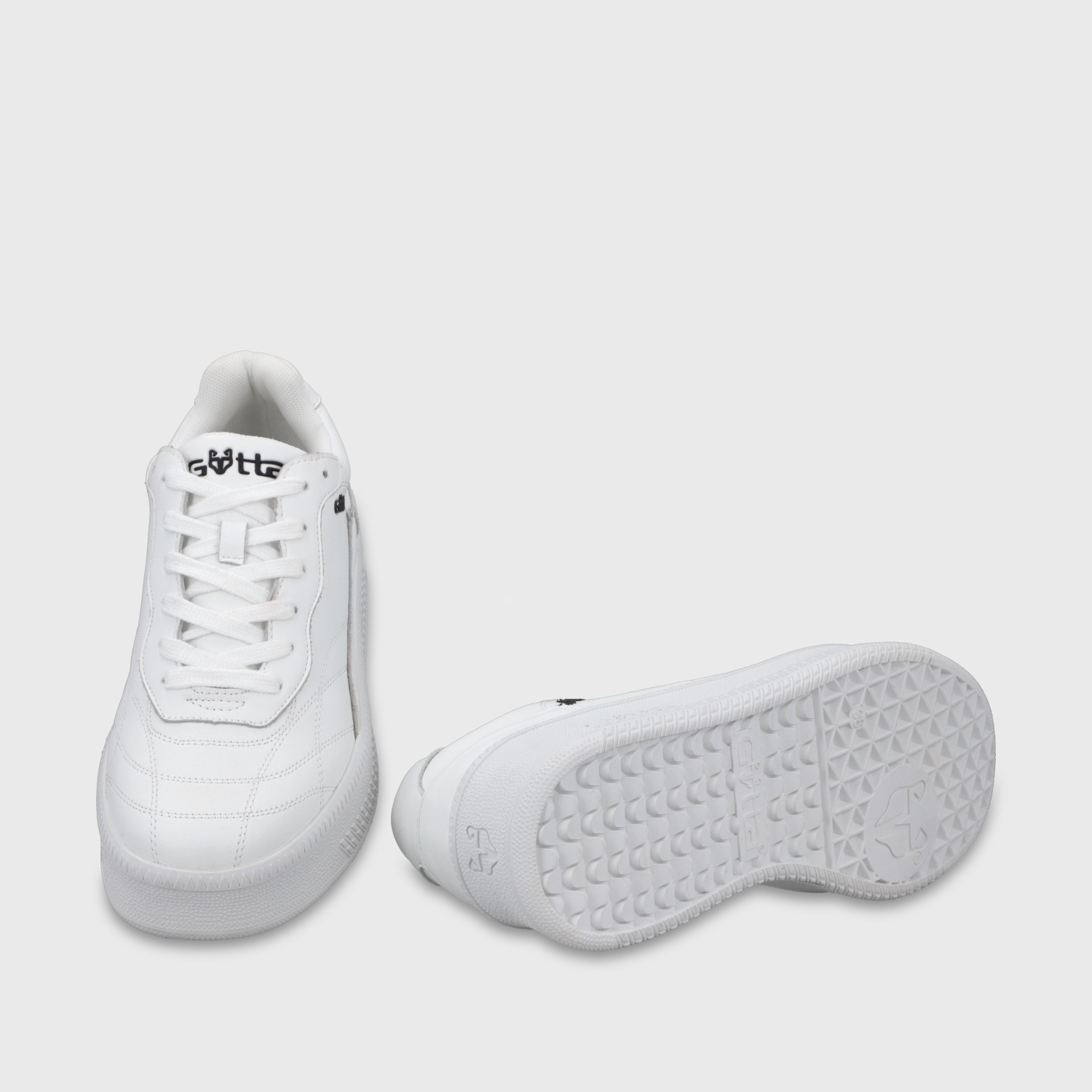ZAPATILLA PLATAFORMA CUERO BLANCA MUJER 67311 - 7