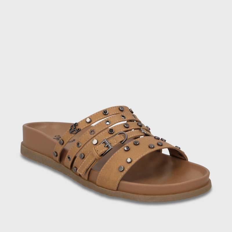 SANDALIA CAMEL MUJER 64160 - 2
