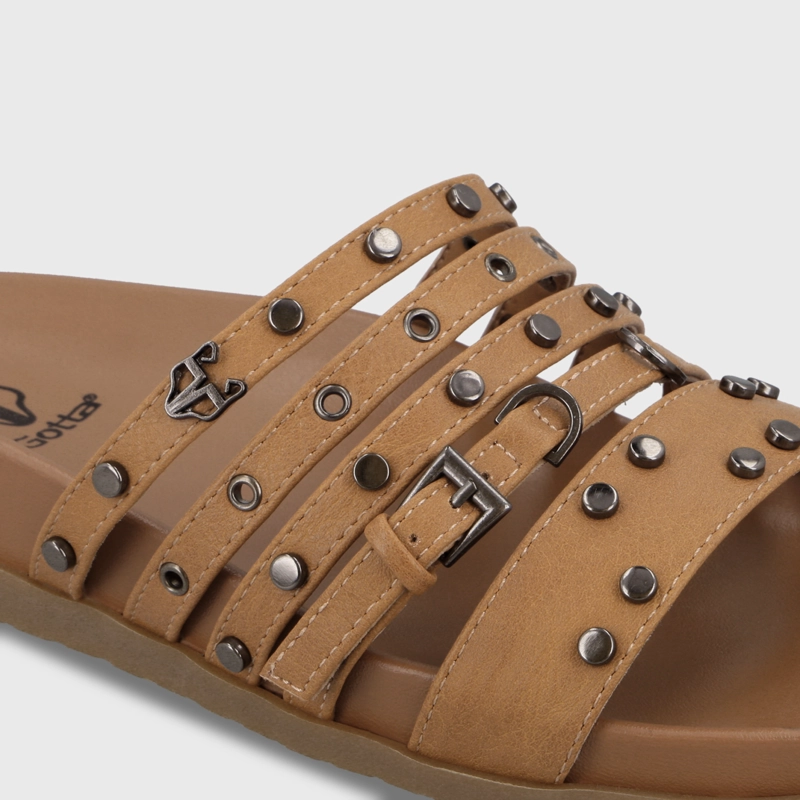 SANDALIA CAMEL MUJER 64160 - 6