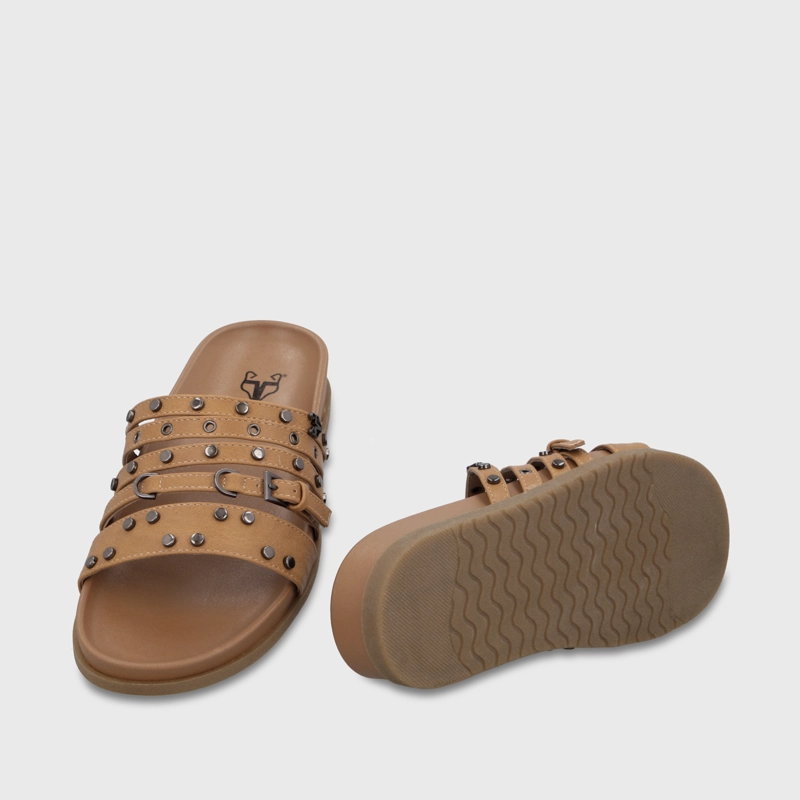 SANDALIA CAMEL MUJER 64160 - 7