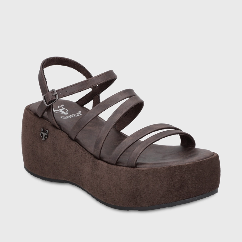SANDALIA PLATAFORMA CAFE  MUJER 45822 - 2