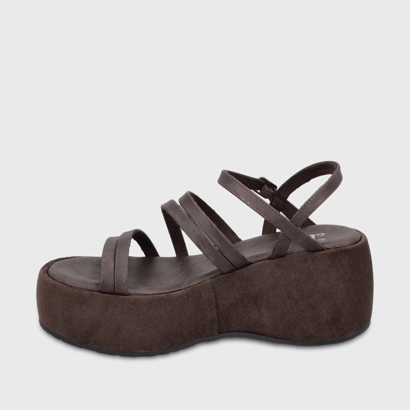 SANDALIA PLATAFORMA CAFE  MUJER 45822 - 4