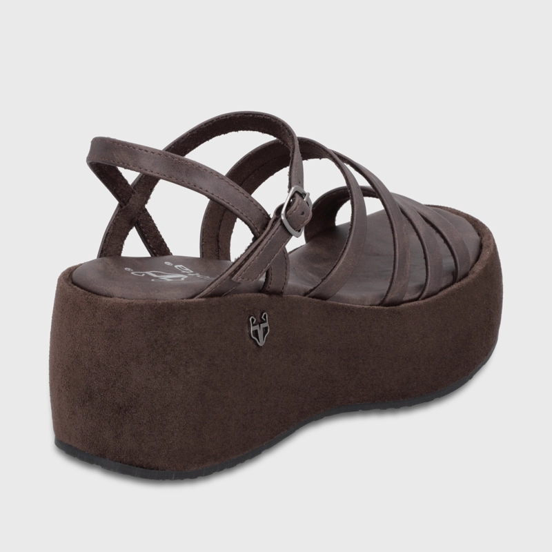 SANDALIA PLATAFORMA CAFE  MUJER 45822 - 5