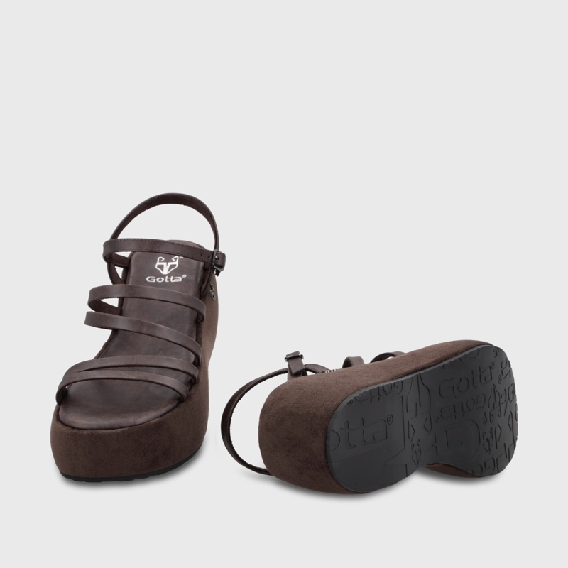 SANDALIA PLATAFORMA CAFE  MUJER 45822 - 7