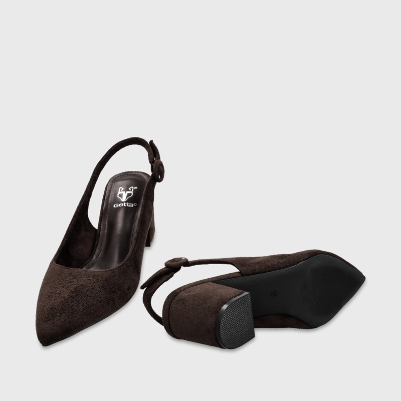 ZAPATO TACO CAFE  MUJER 64040 - 7