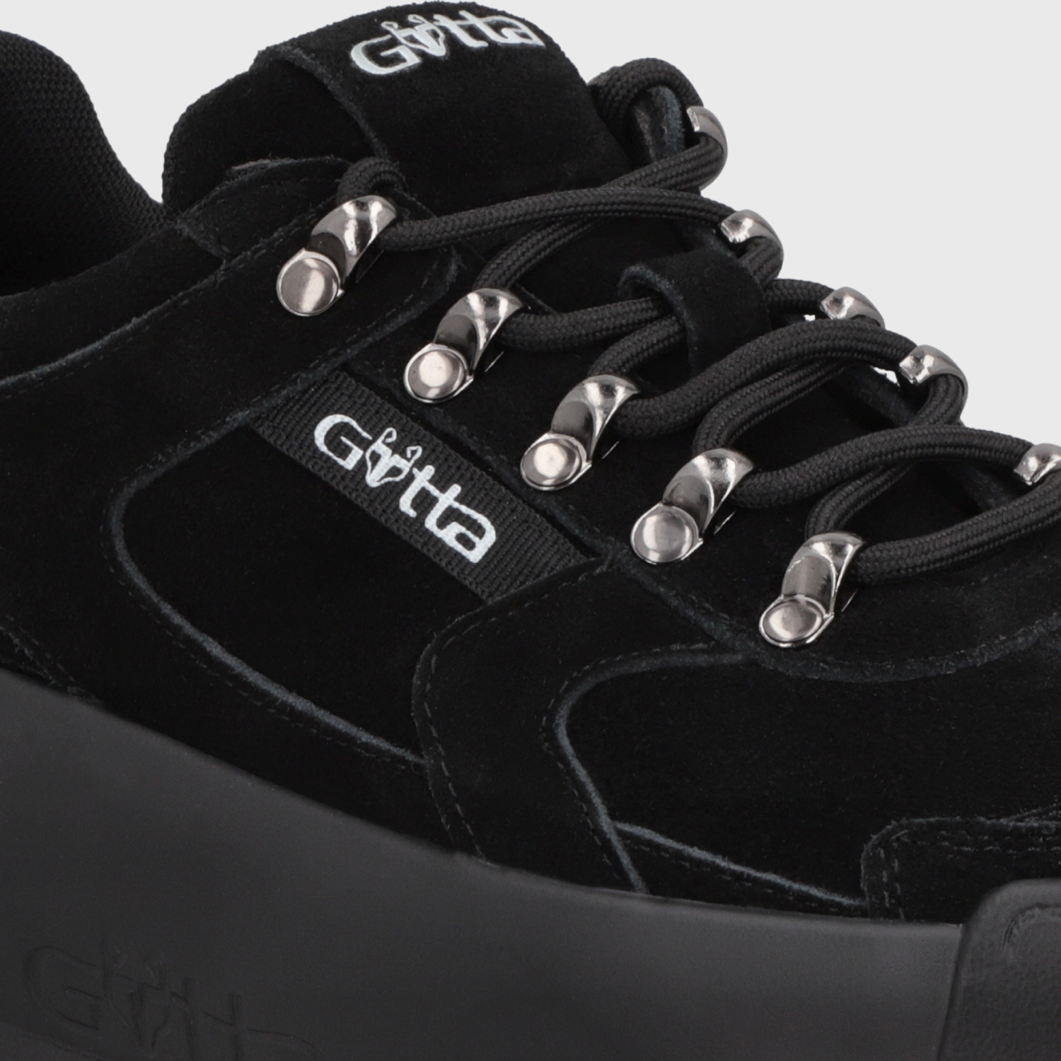 ZAPATILLA CUERO PLATAFORMA NEGRA MUJER C732B - 6