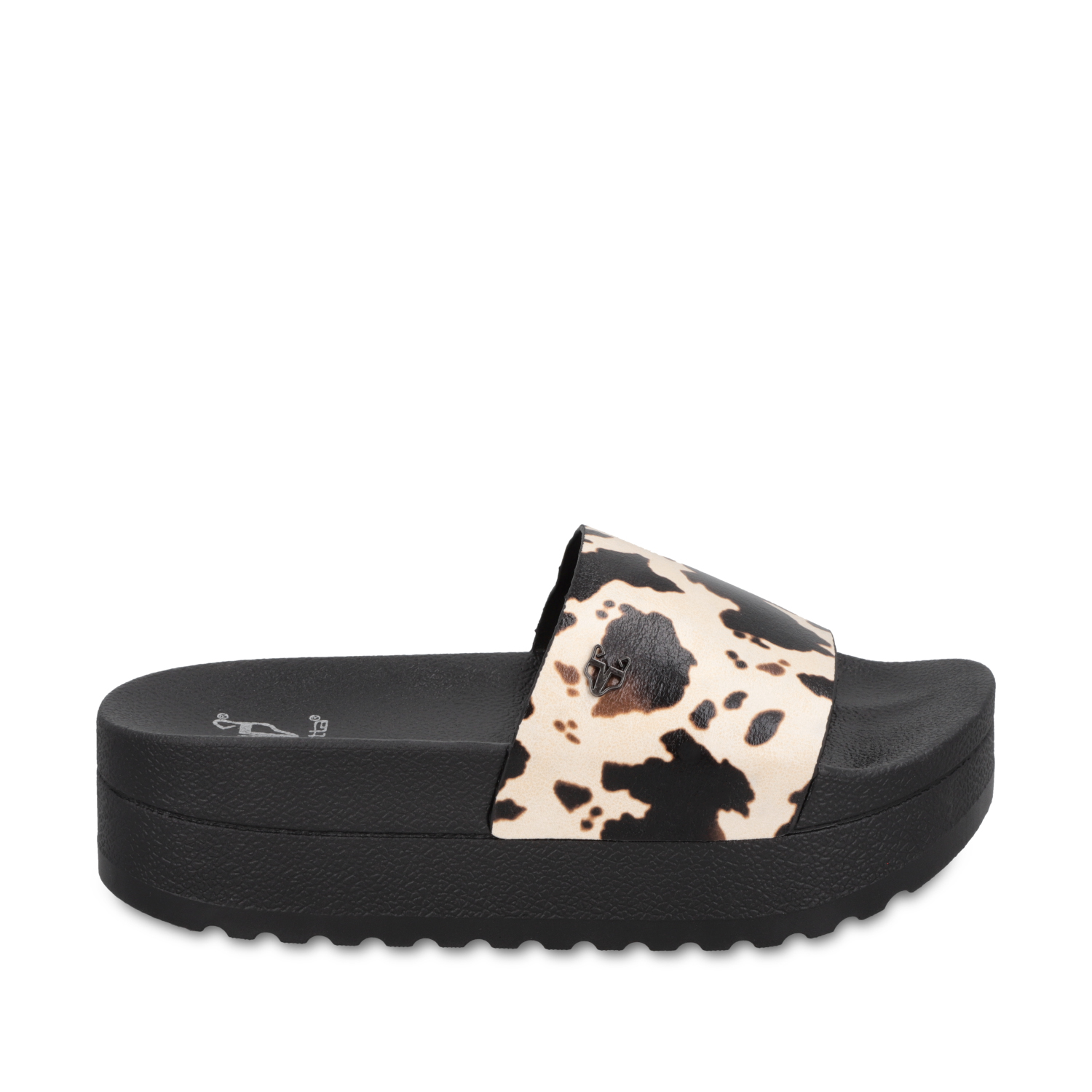 SANDALIA PLATAFORMA ANIMAL PRINT MUJER 64020 - 1