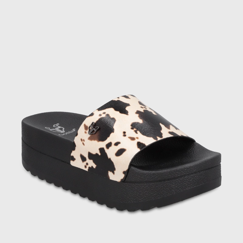 SANDALIA PLATAFORMA ANIMAL PRINT MUJER 64020 - 2