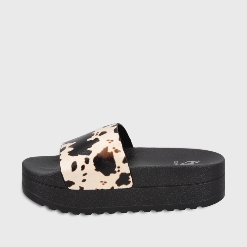 SANDALIA PLATAFORMA ANIMAL PRINT MUJER 64020 - 4