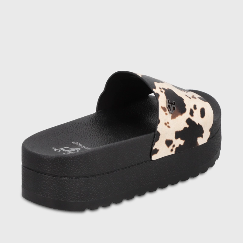 SANDALIA PLATAFORMA ANIMAL PRINT MUJER 64020 - 5