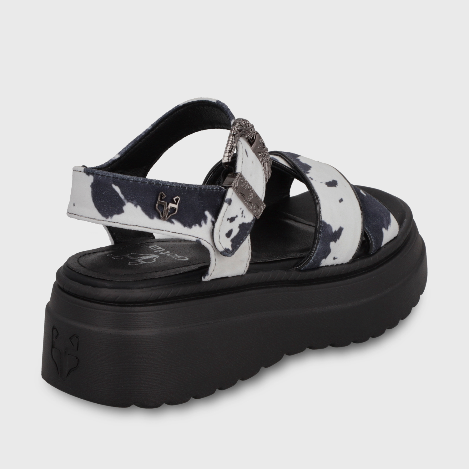 SANDALIA PLATAFORMA ANIMAL PRINT MUJER 55923 - 5