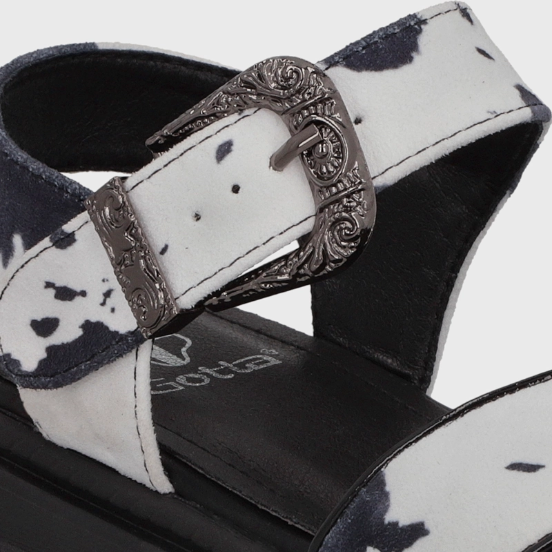 SANDALIA PLATAFORMA ANIMAL PRINT MUJER 55923 - 6