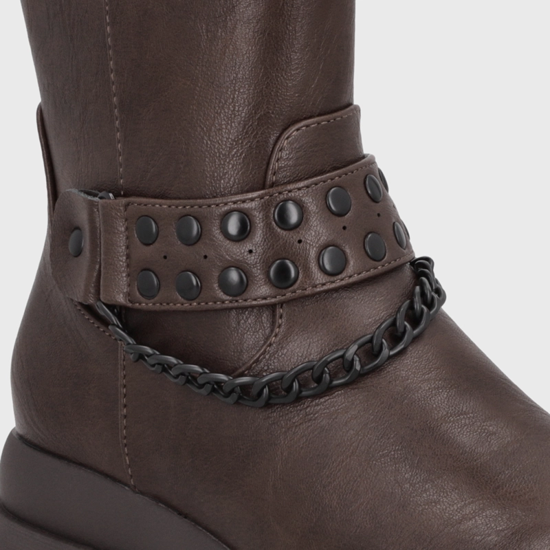 BOTIN PLATAFORMA CAFE  MUJER 6584153 - 6