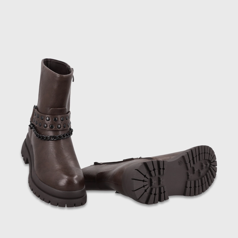 BOTIN PLATAFORMA CAFE  MUJER 6584153 - 7