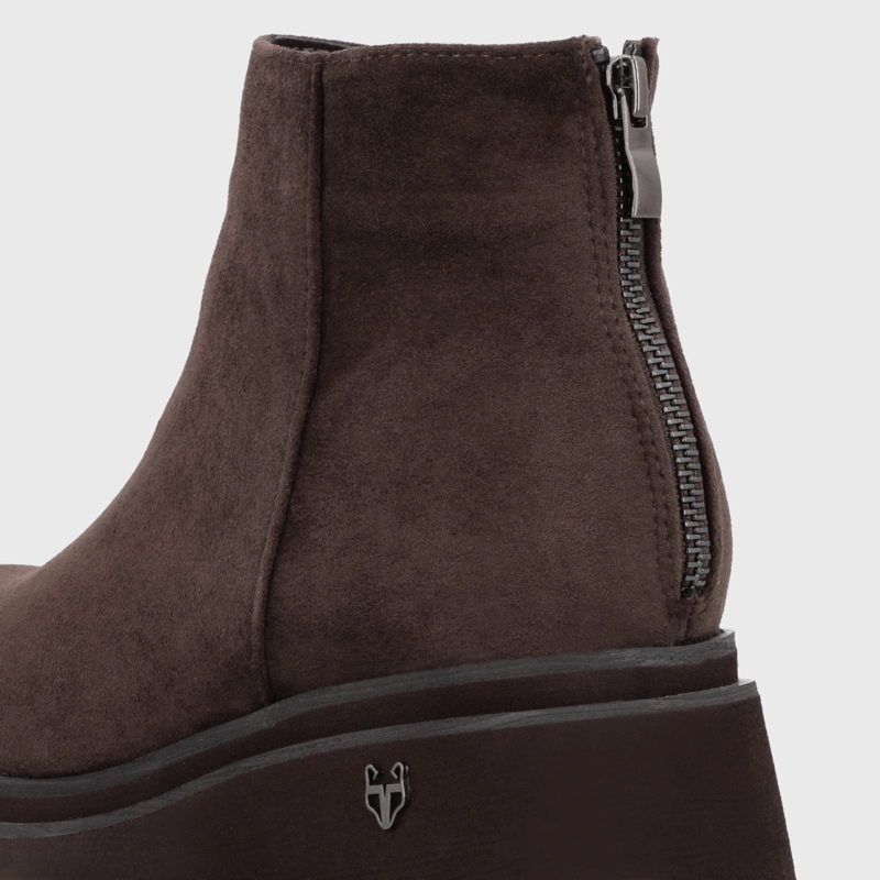BOTIN PLATAFORMA CAFE  MUJER 1509153 - 6