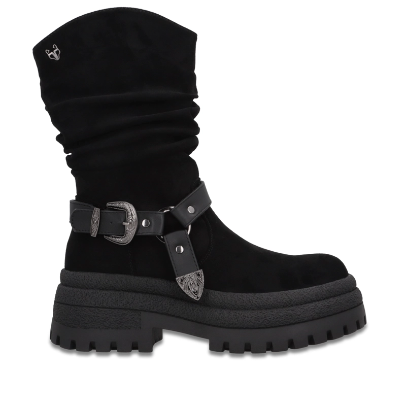 BOTIN PLATAFORMA NEGRO MUJER 6583001 - 1
