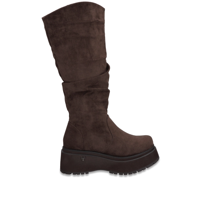 BOTA PLATAFORMA CAFE  MUJER 1509202 - 1