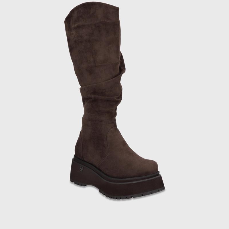 BOTA PLATAFORMA CAFE  MUJER 1509202 - 2