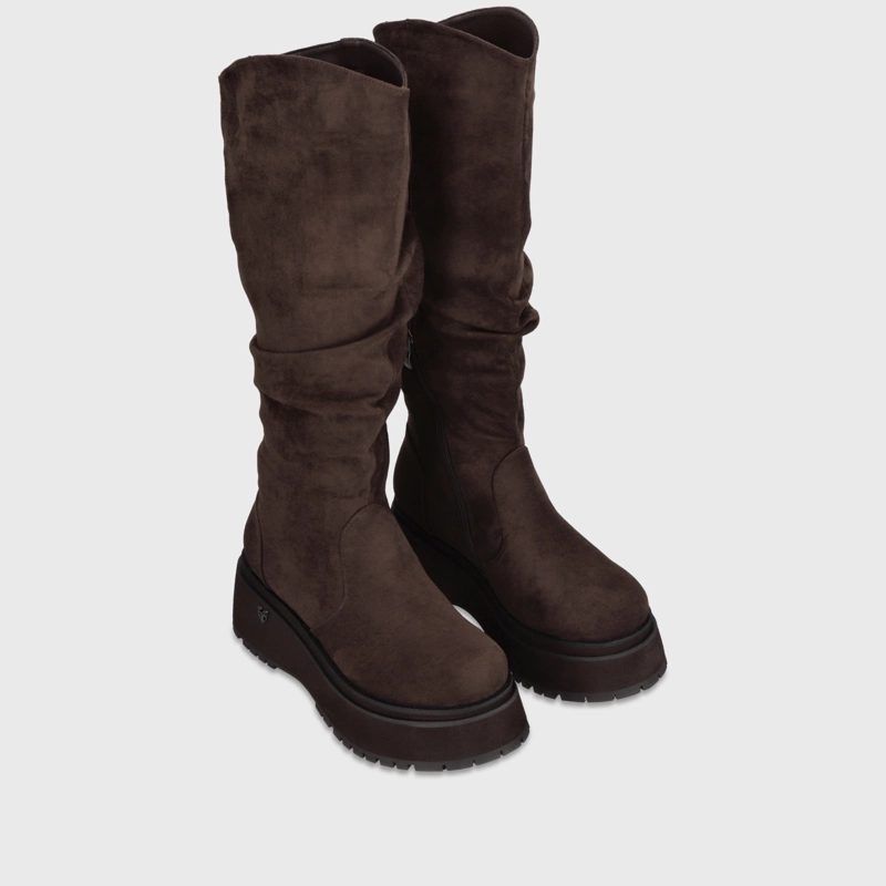 BOTA PLATAFORMA CAFE  MUJER 1509202 - 3