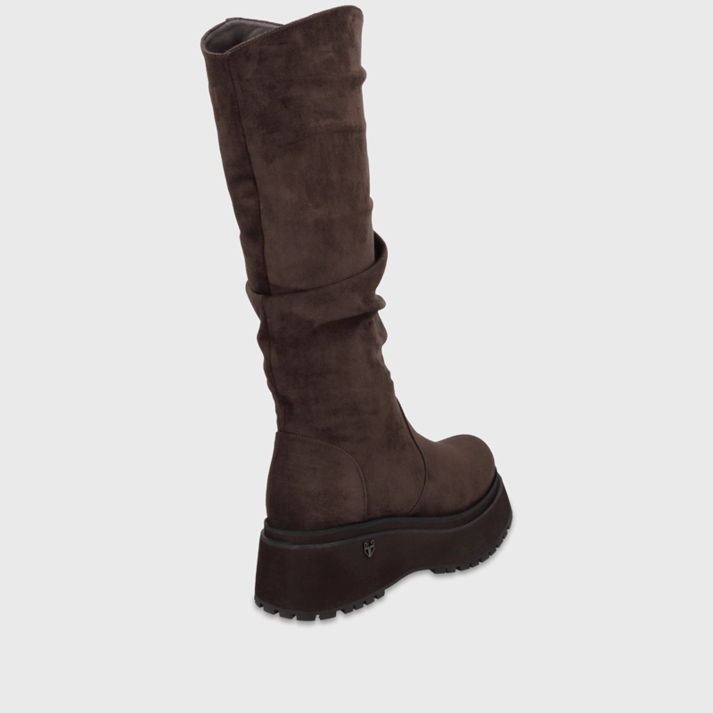 BOTA PLATAFORMA CAFE  MUJER 1509202 - 5