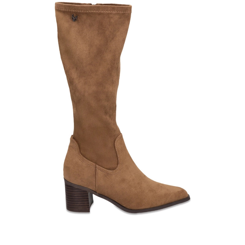 BOTA TACO BEIGE MUJER 5530208 - 1