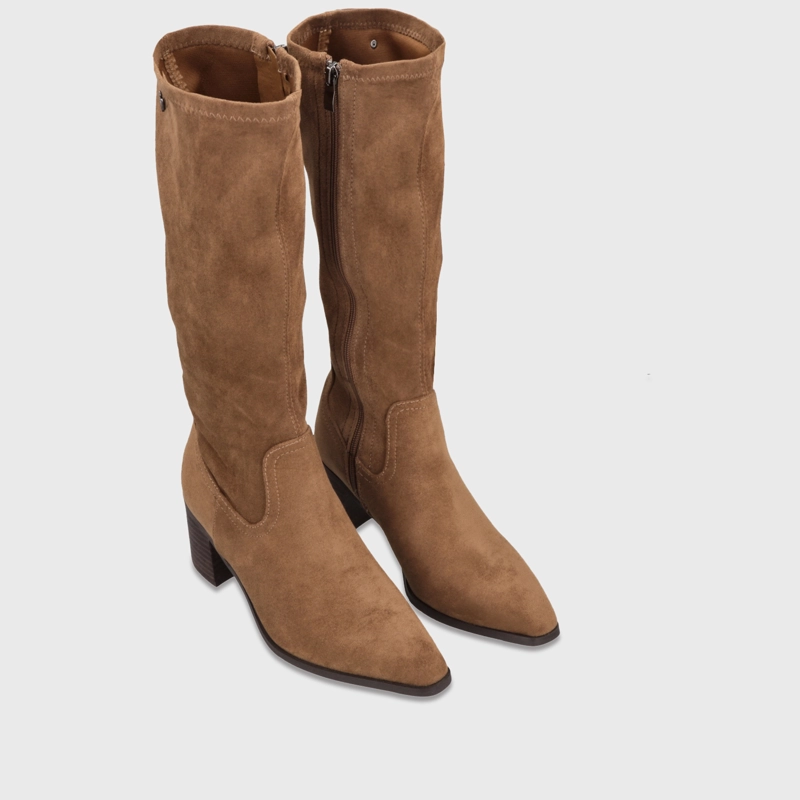 BOTA TACO BEIGE MUJER 5530208 - 3