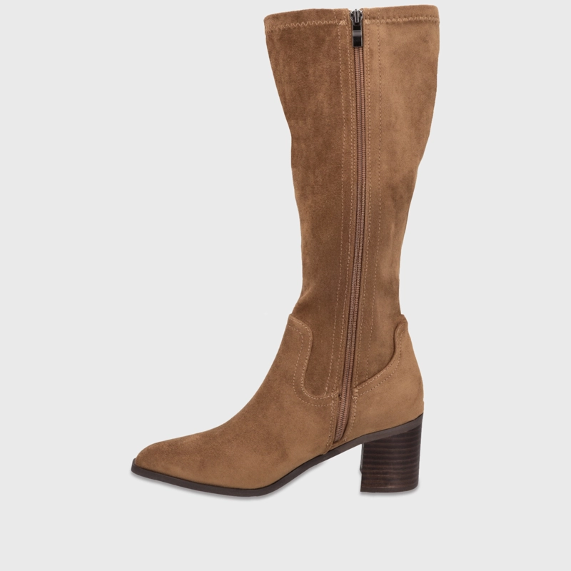 BOTA TACO BEIGE MUJER 5530208 - 4
