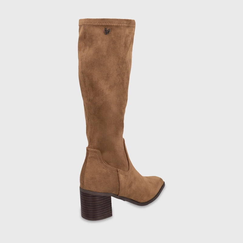 BOTA TACO BEIGE MUJER 5530208 - 5