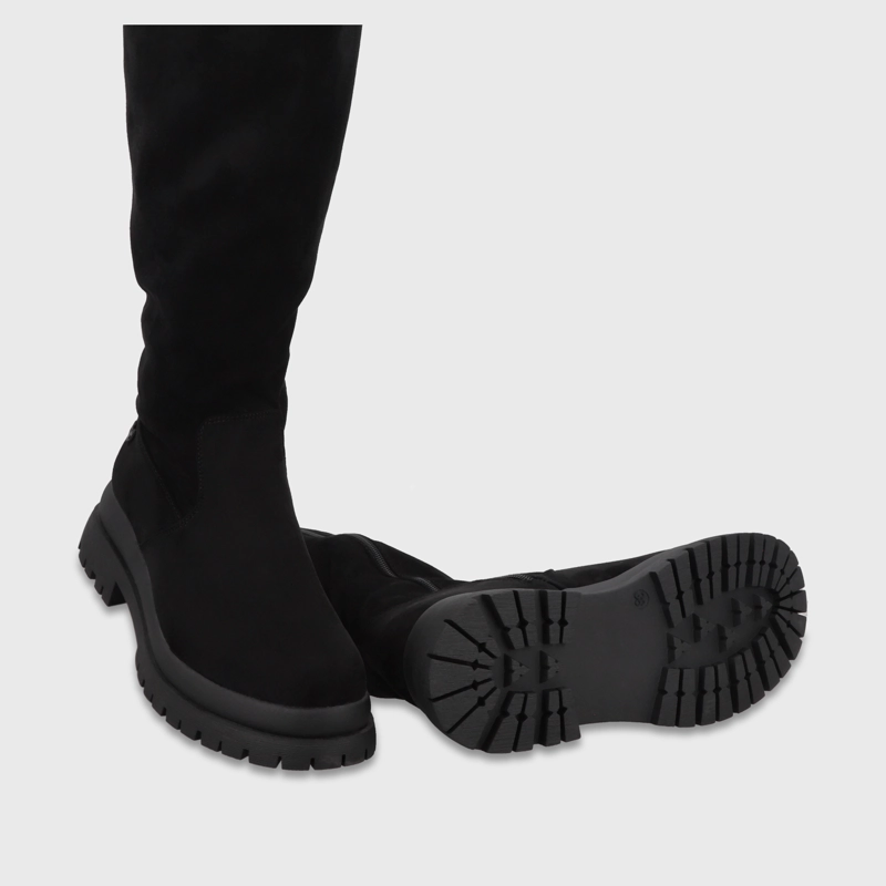 BOTA PLATAFORMA NEGRA MUJER 6584301 - 7