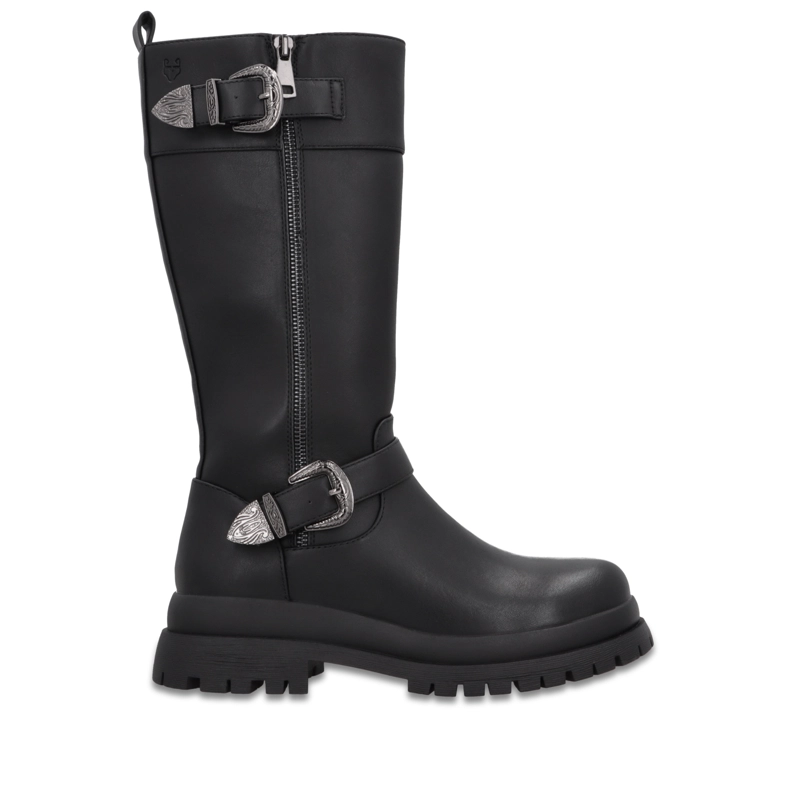 BOTA PLATAFORMA NEGRA MUJER 6584201 - 1