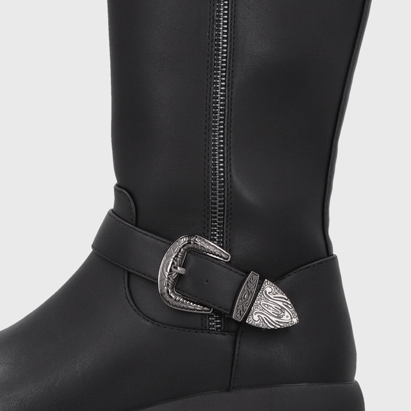 BOTA PLATAFORMA NEGRA MUJER 6584201 - 6