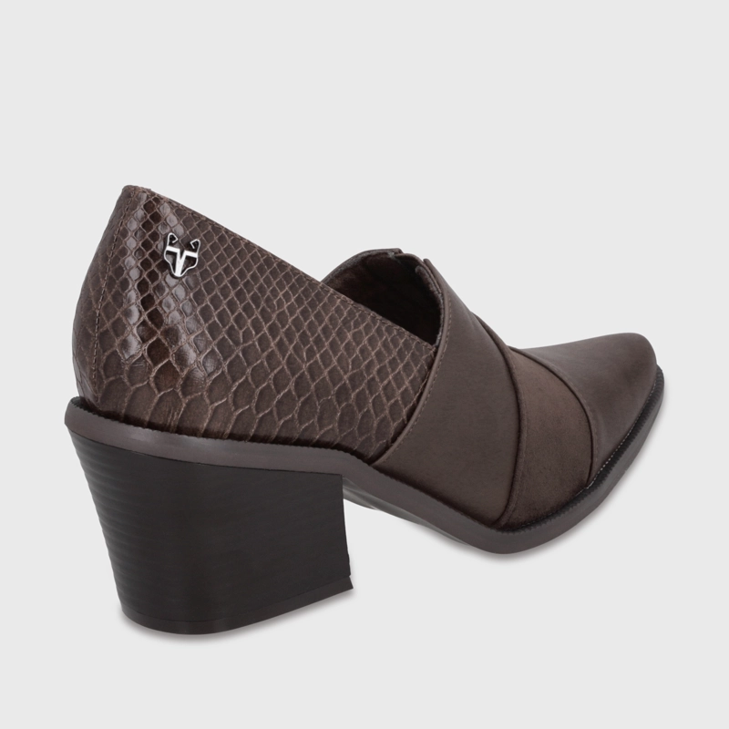 ZAPATO TACO CAFE  MUJER 3376502 - 5