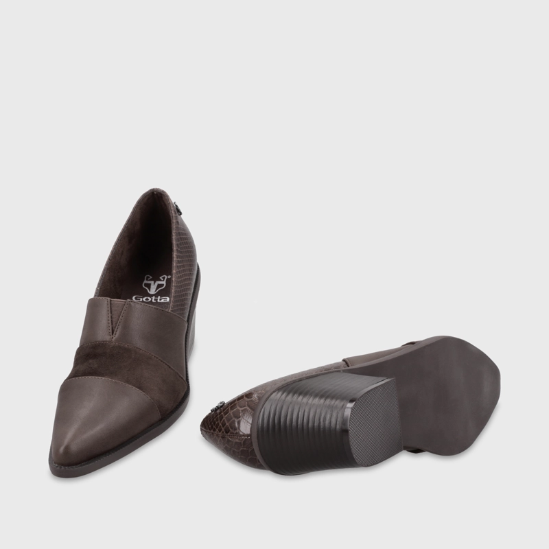 ZAPATO TACO CAFE  MUJER 3376502 - 7
