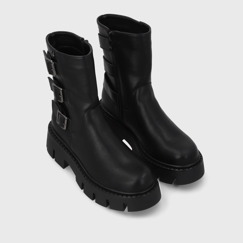 BOTIN PLATAFORMA NEGRO MUJER 55261 - 3