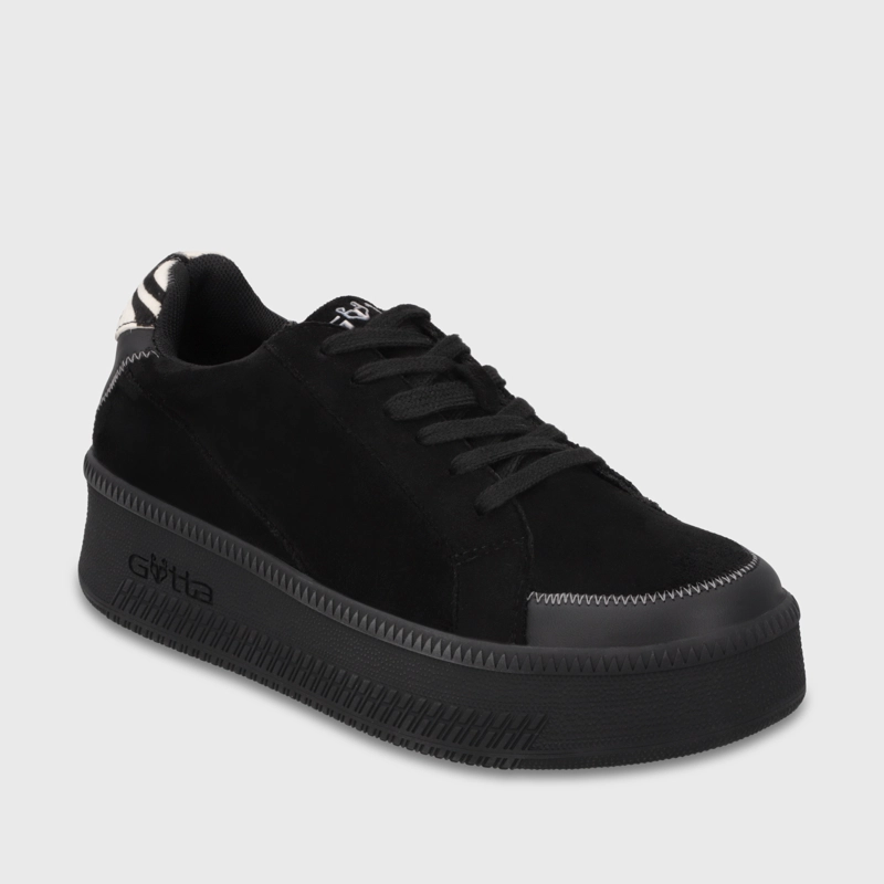 ZAPATILLA PLATAFORMA NEGRA MUJER 67310 - 2