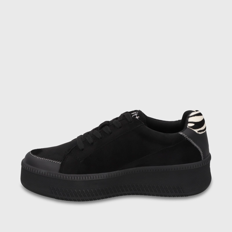ZAPATILLA PLATAFORMA NEGRA MUJER 67310 - 4