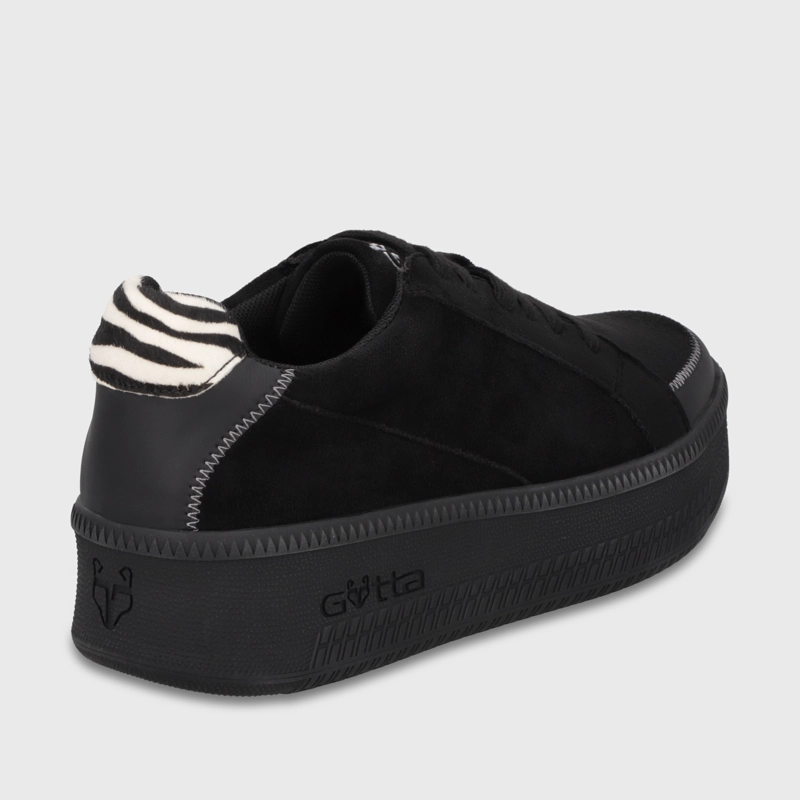 ZAPATILLA PLATAFORMA NEGRA MUJER 67310 - 5
