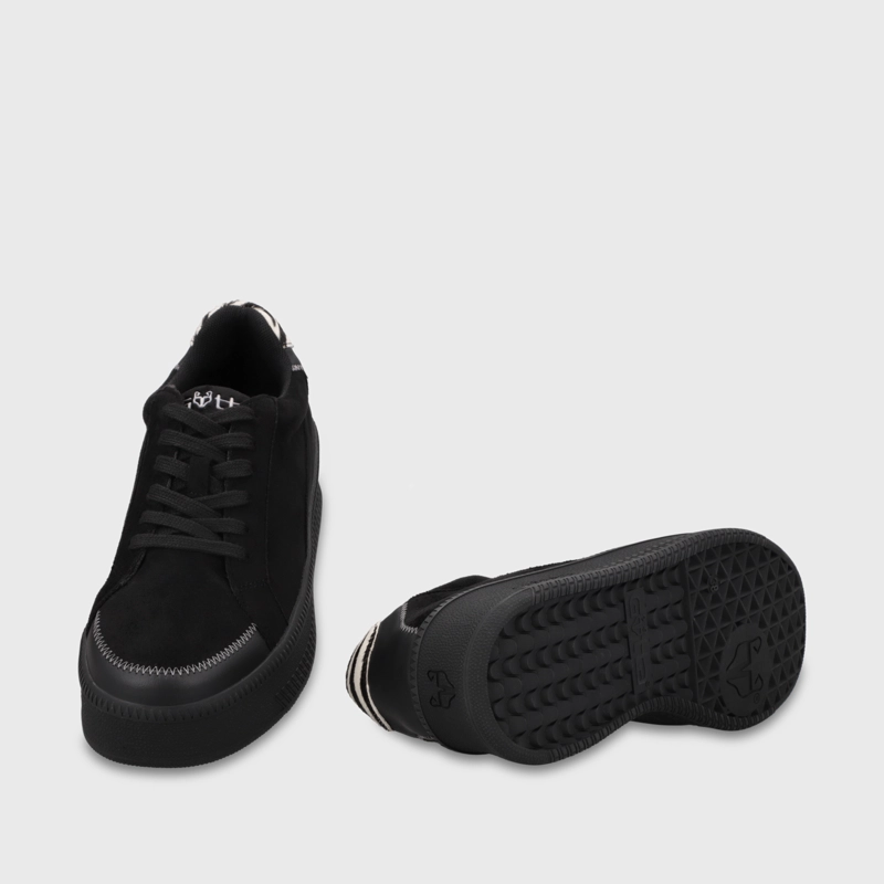 ZAPATILLA PLATAFORMA NEGRA MUJER 67310 - 7