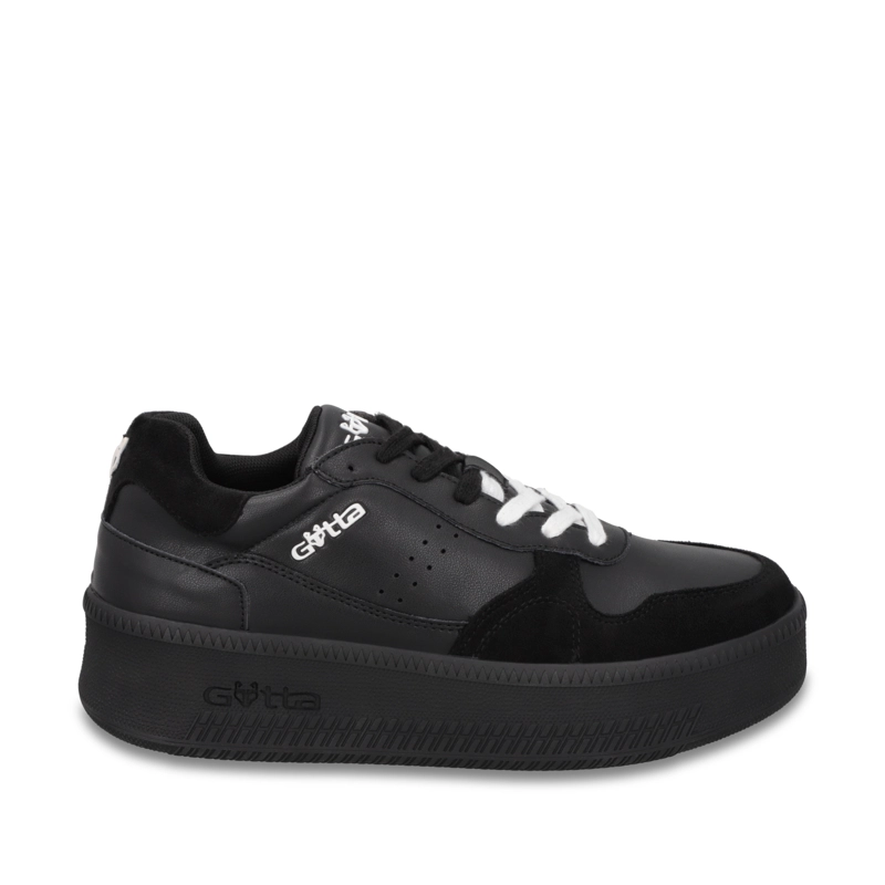 ZAPATILLA PLATAFORMA NEGRA MUJER 67313 - 1