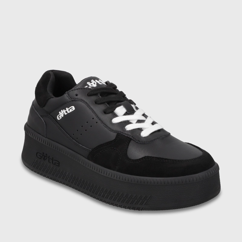 ZAPATILLA PLATAFORMA NEGRA MUJER 67313 - 2