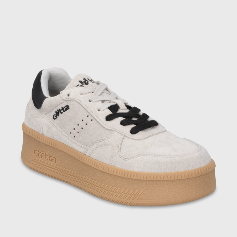 ZAPATILLA PLATAFORMA GRIS MUJER 67313 - 2