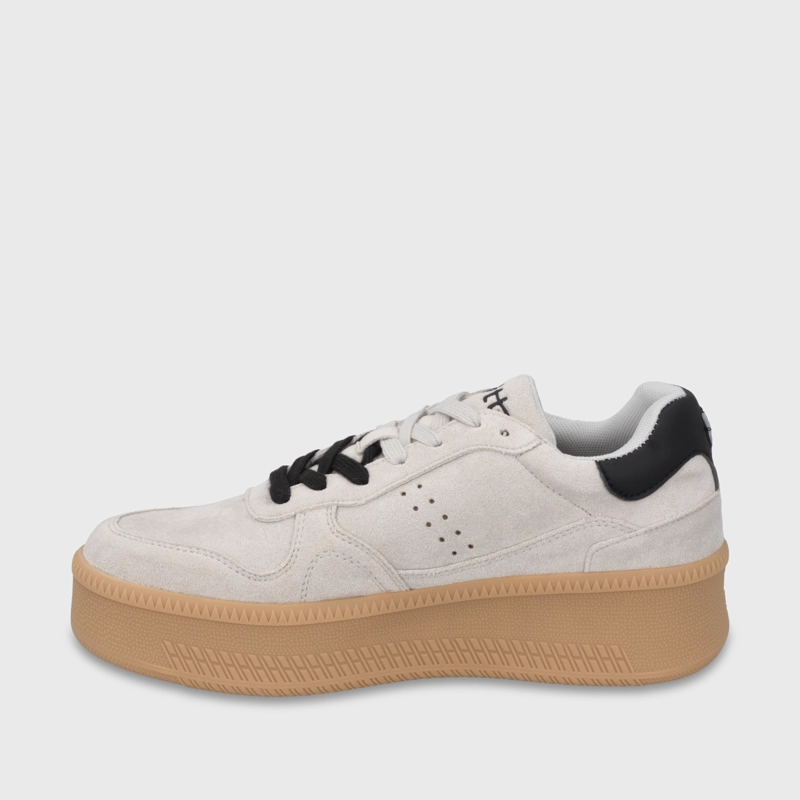 ZAPATILLA PLATAFORMA GRIS MUJER 67313 - 4